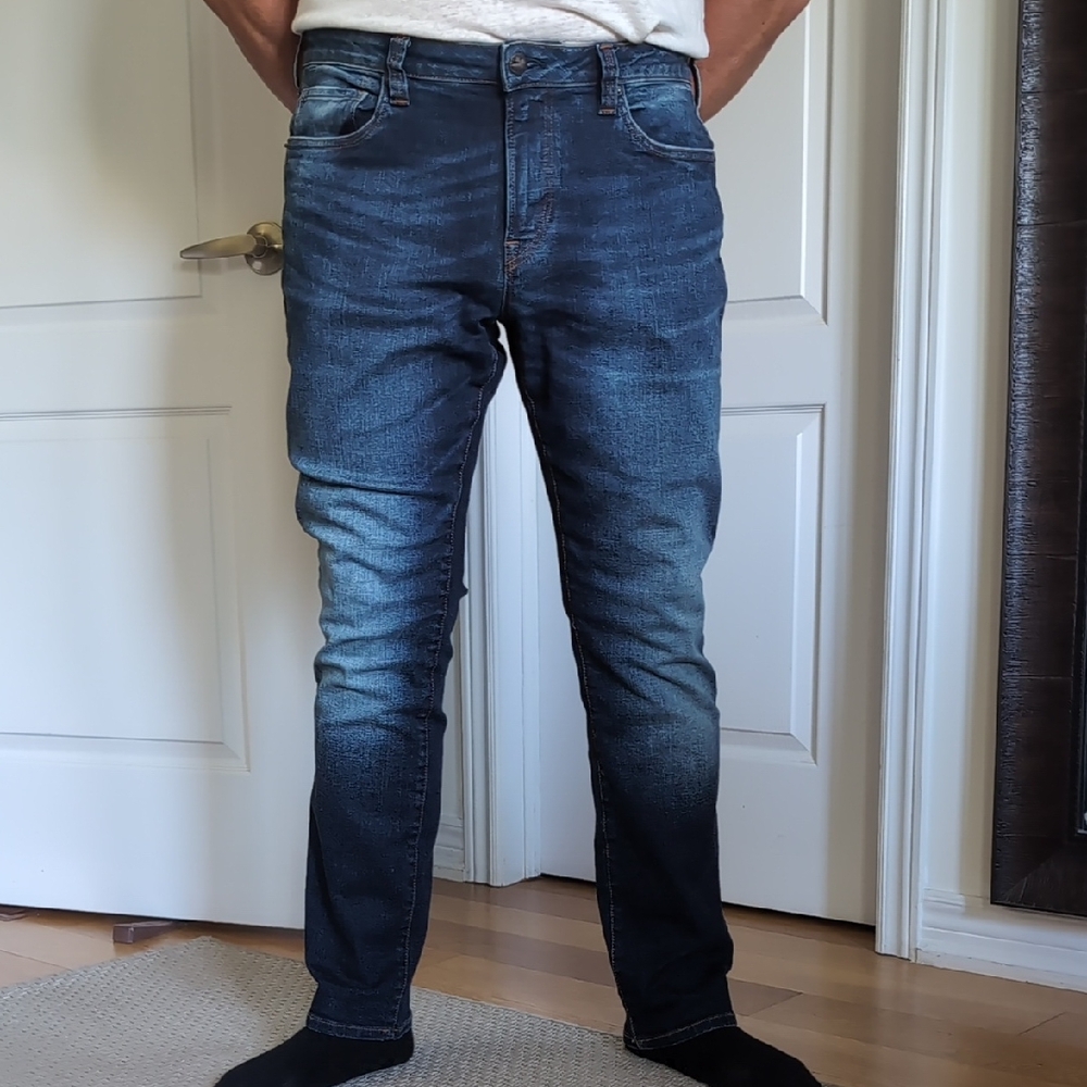 Buffalo David Bitton Dark Wash Slim Jeans
